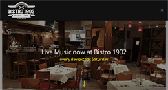 Desktop Screenshot of bistro1902.com