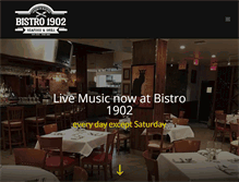 Tablet Screenshot of bistro1902.com